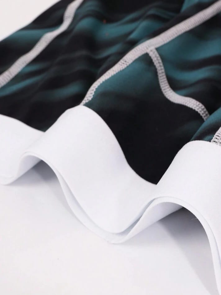 Men's Tie-Dye Body Supporting Tank Top & Short Set Sleepwear